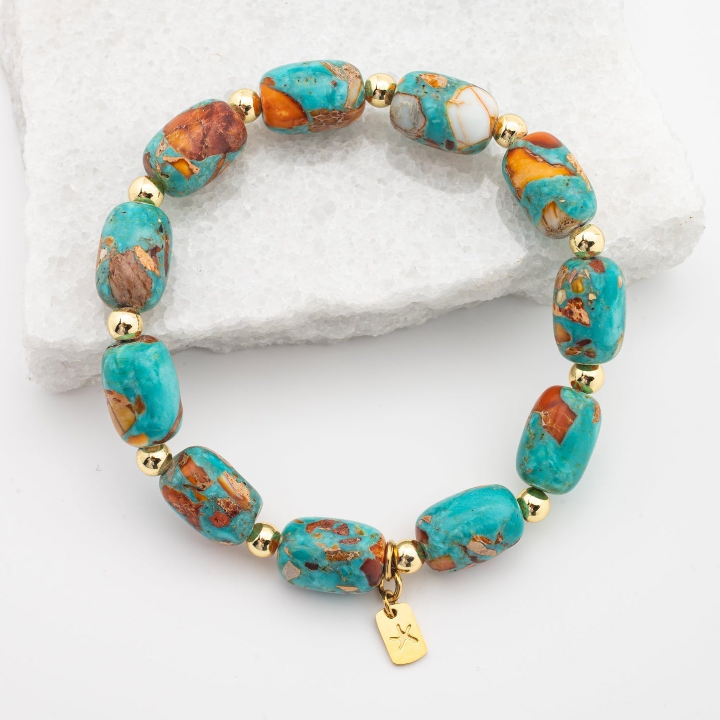 Bloom Stone Beaded Bracelet