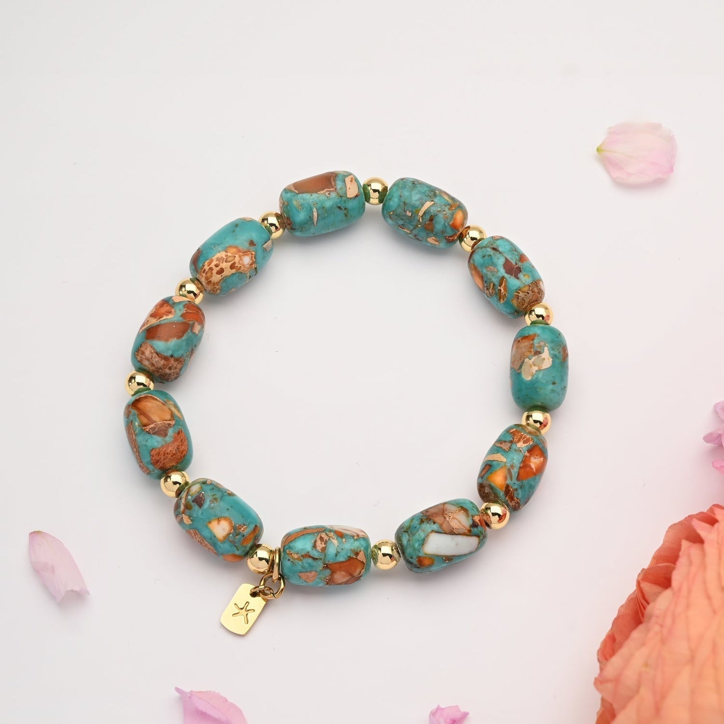 Bloom Stone Beaded Bracelet