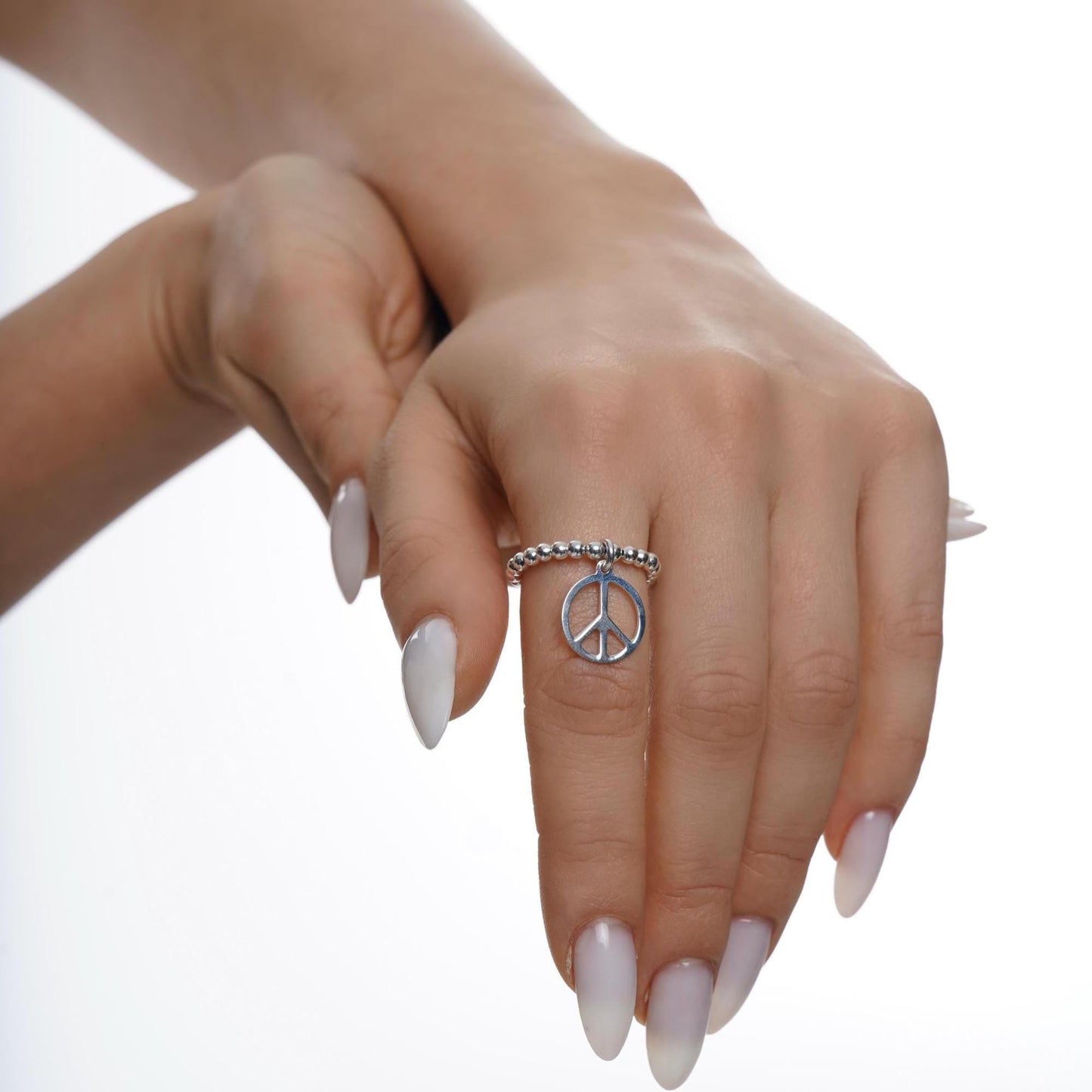 Peace Charm Ring, Women's Rings